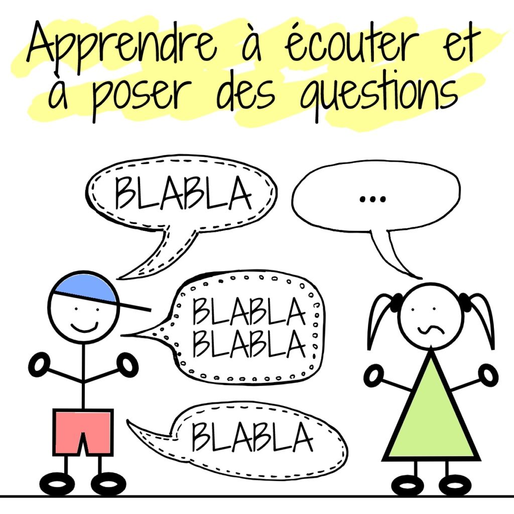 savoir écouter et poser des questions